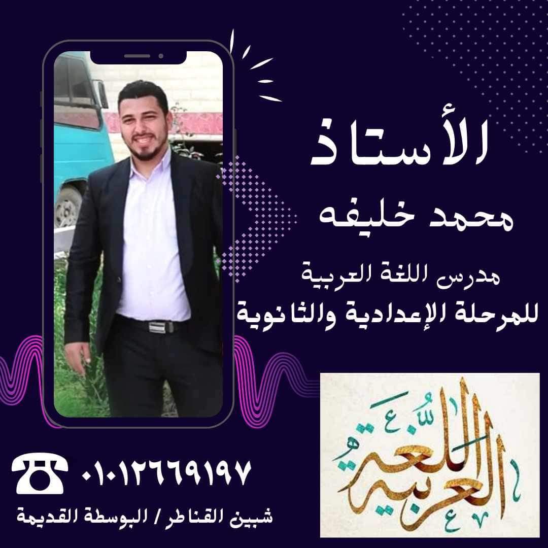 مدرس اللغة العربية للمرحلة الإعدادية و الثانوية